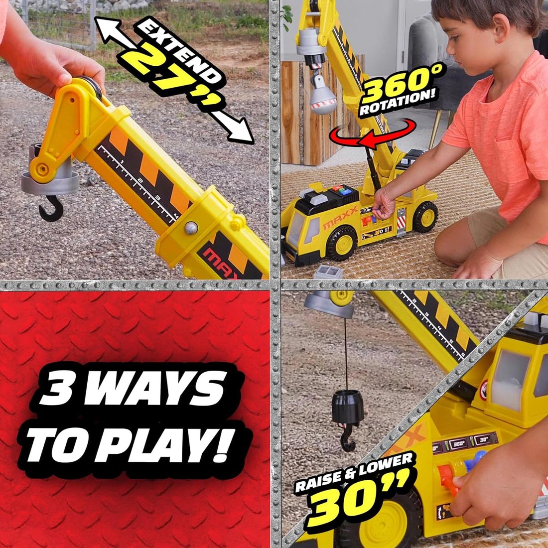 27" 3-N-1 Crane Truck — view 5