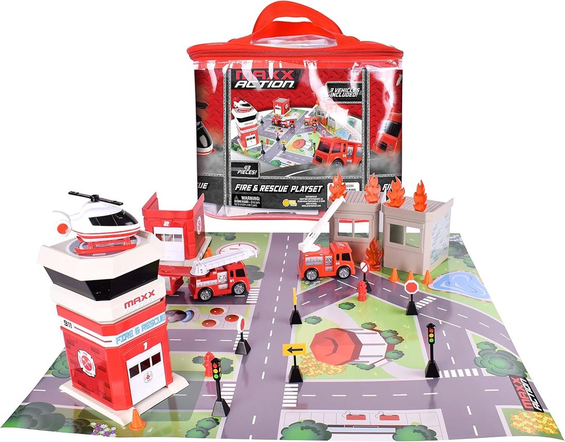 40 Piece Fire and Rescue Playset
