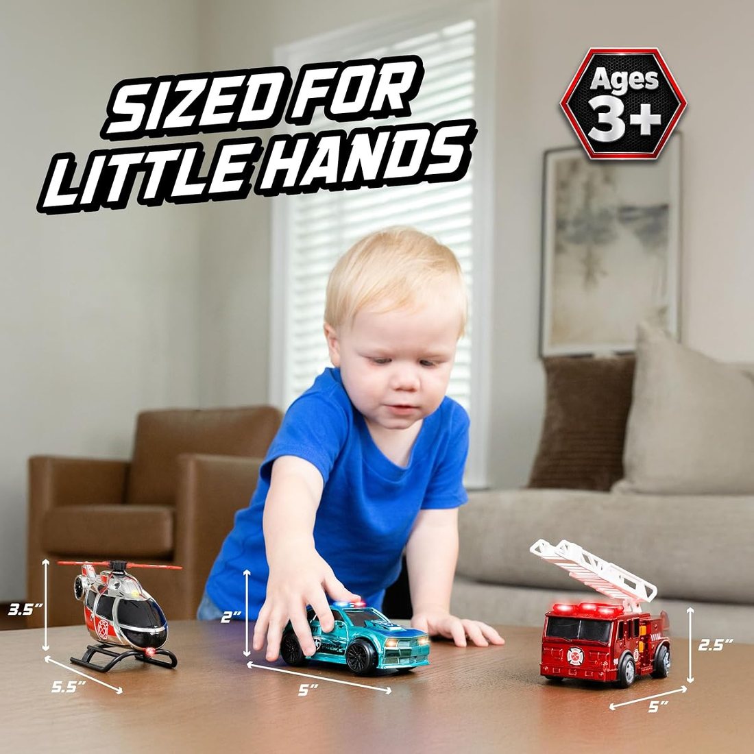 Chrome Rescue Vehicles 3 Pack — view 3
