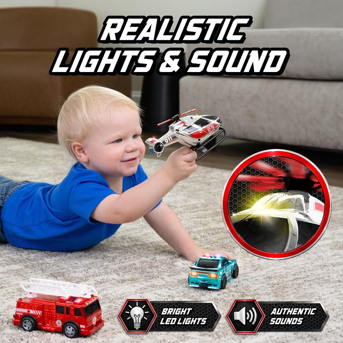 Chrome Rescue Vehicles 3 Pack — view 4