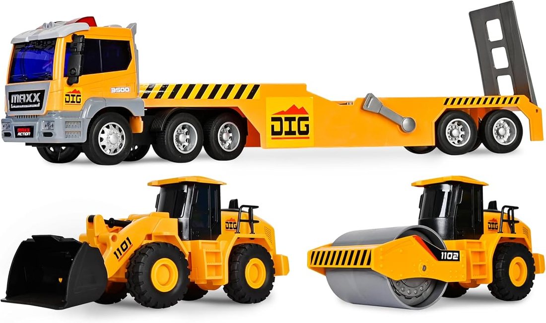 Deluxe Large Construction Long Hauler with 2 Vehicles