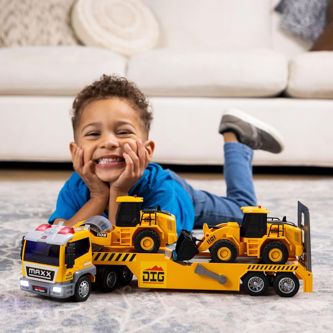 Deluxe Large Construction Long Hauler with 2 Vehicles — view 2