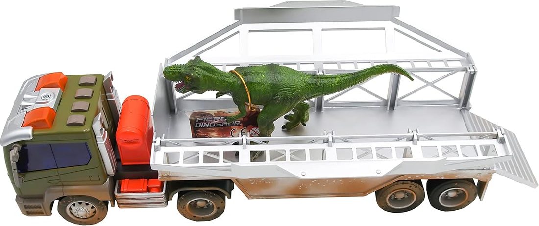 Long Haul Dinosaur Transport Truck & Trailer — view 2