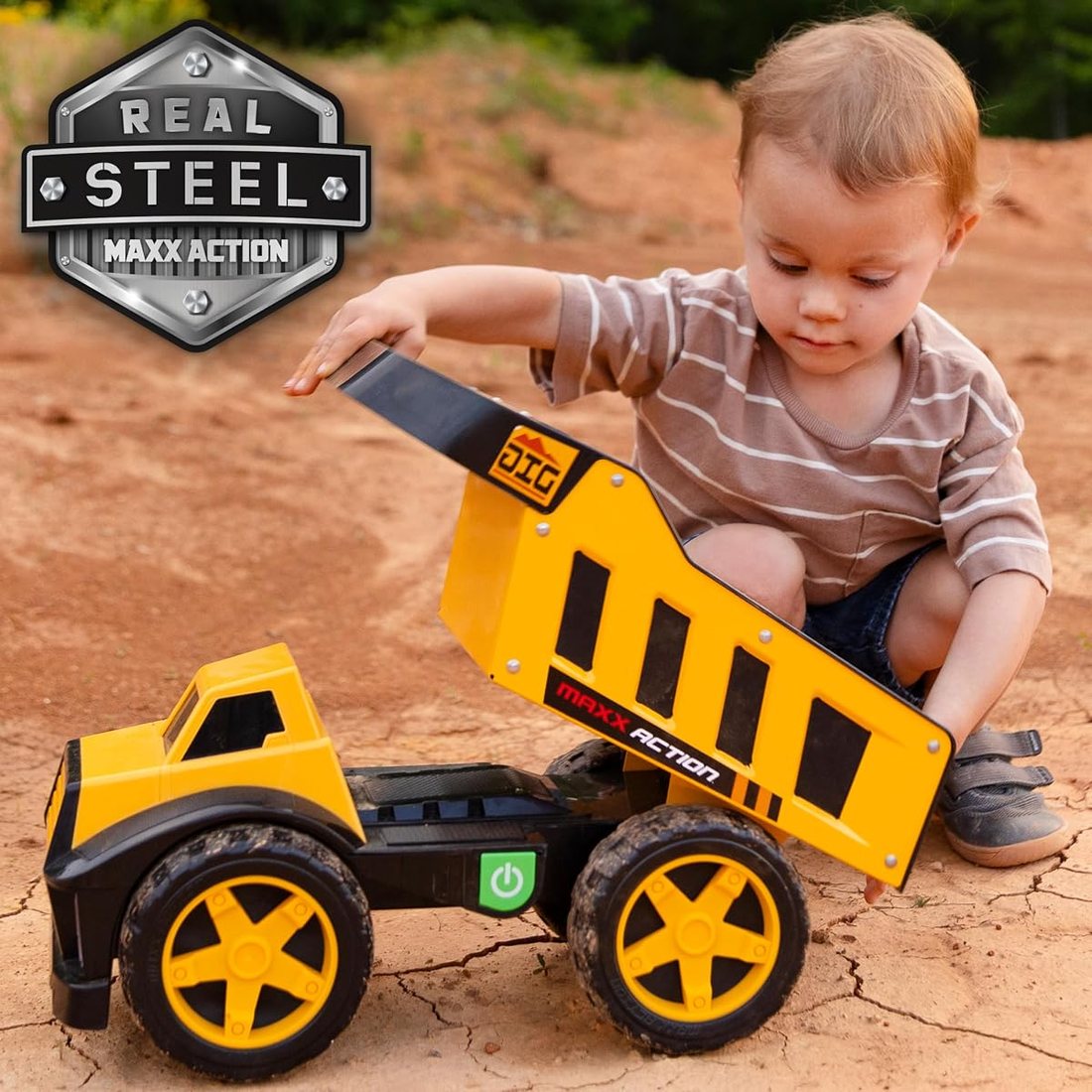Steel Dump Truck Toy — view 2