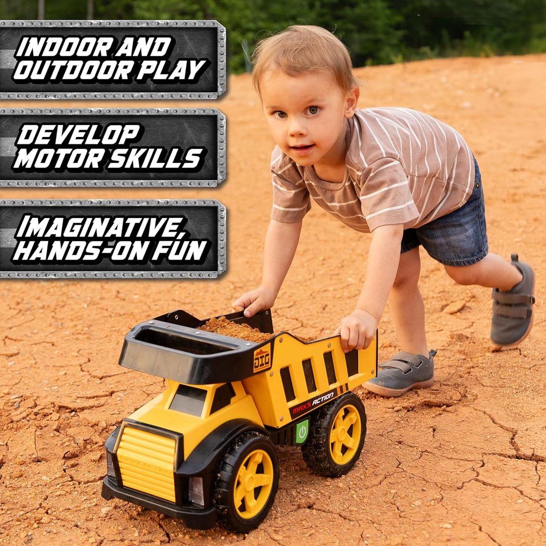 Steel Dump Truck Toy — view 6
