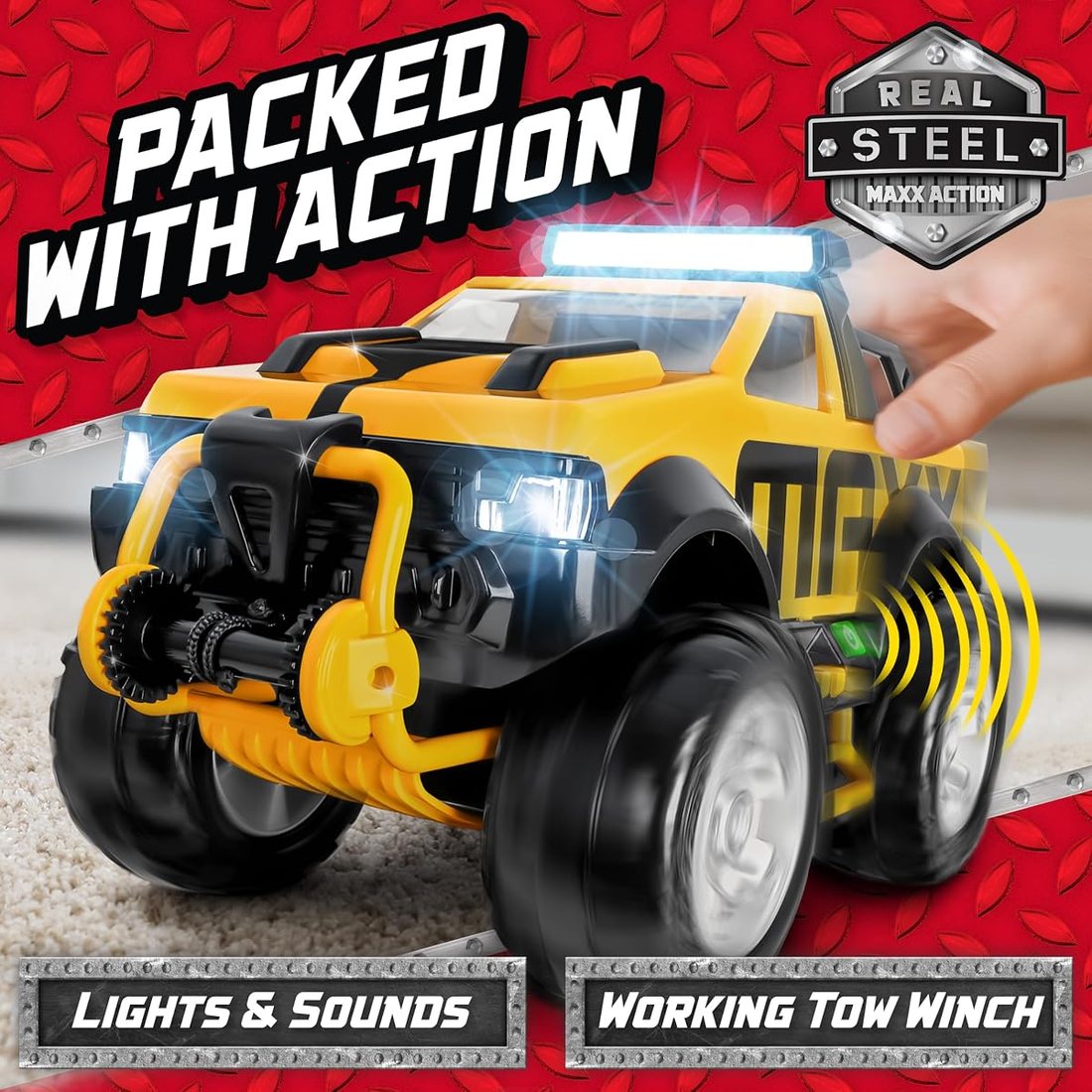 Tow & Go Steel Pick Up Truck Toy — view 2
