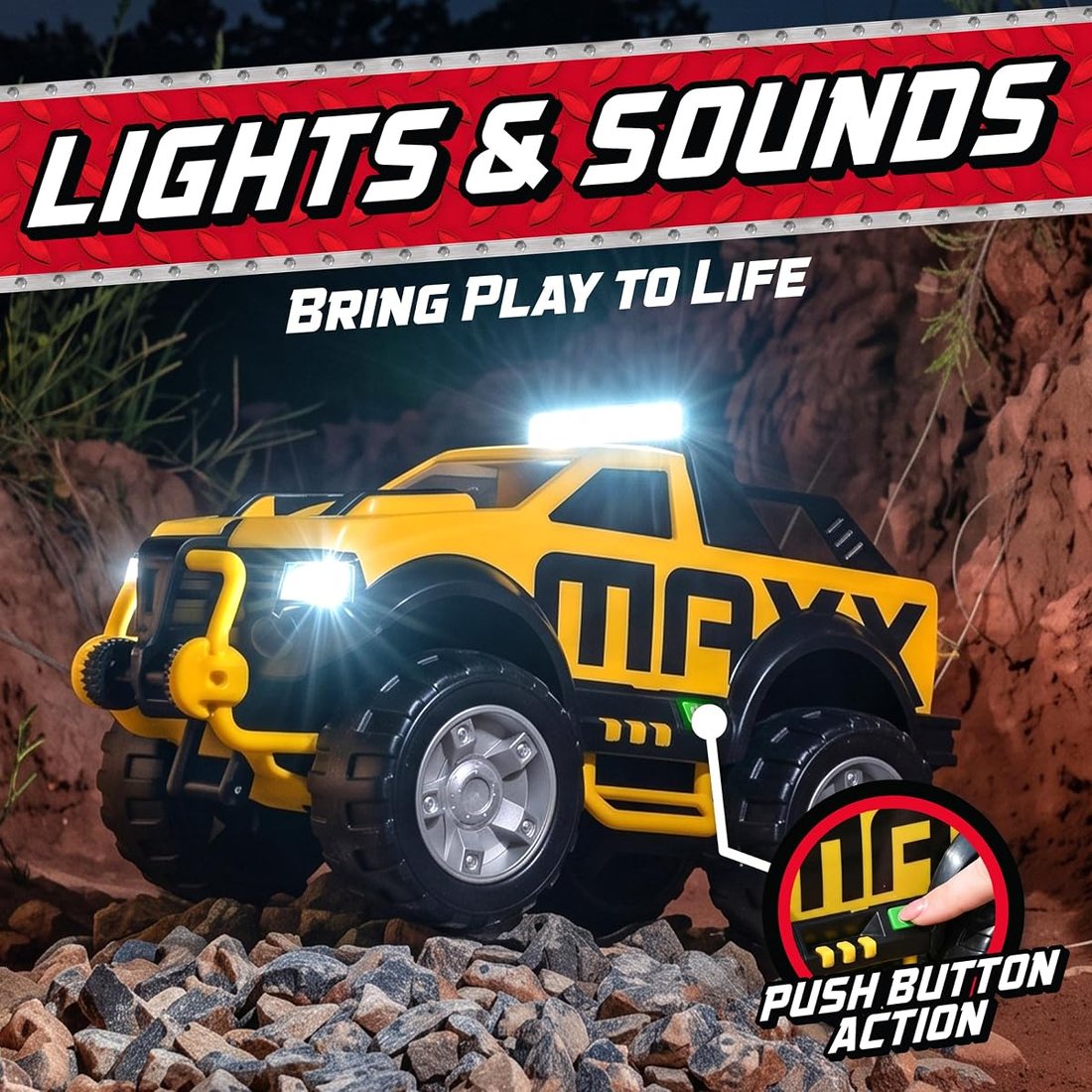 Tow & Go Steel Pick Up Truck Toy — view 3